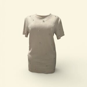 Zara Cream Textured Top